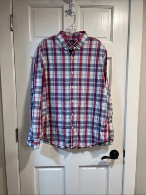 Vineyard Vines Slim Fit Whale Shirt Size Large 100% Cotton